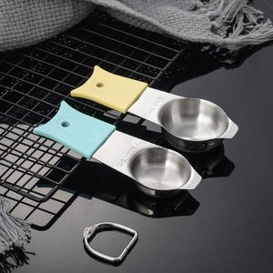 Soldes Exceptionnelles : Tasses et Cuillères à Mesurer Écologiques en Acier Inoxydable 18/8, Utilisation Domestique, Lavables au <span class=keywords><strong>Lave</strong></span>-<span class=keywords><strong>Vaisselle</strong></span>, Outils <span class=keywords><strong>de</strong></span> Cuisine Magnétiques - Product Image 3