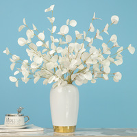 Feuilles d'eucalyptus artificielles en PE pour la décoration intérieure