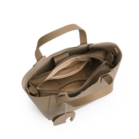 Sac bandoulière en cuir pleine fleur Mingkou grande capacité imperméable minimaliste discret pour femme, idéal pour les voyages et le quotidien