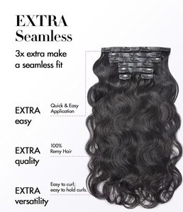 热销夹式接发，批发深色卷发束，自然造型 - Product Image 4