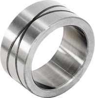 Bague en acier à rainures spirales pour point de connexion pivotant d'excavatrice, longue durée de vie, autolubrifiante et résistante à l'usure