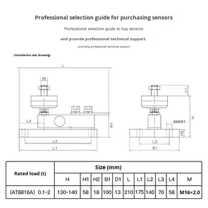 Uluda 816 उच्च परिशुद्धता दबाव भार सेंसर फ्लैट बैच भरने मशीन बेंच स्केल रिएक्टर टैंक पोत पैमाने पर मुख्य भूमि - Product Image 4