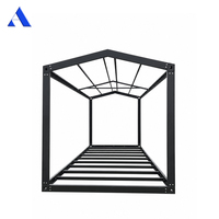 Structure de maison conteneur extensible en kit de 40 pieds (11,8 mètres) de longueur