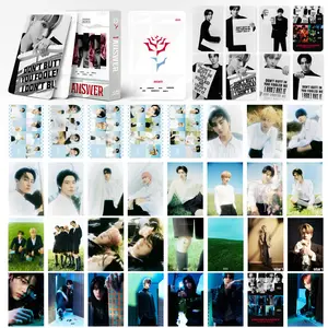 Wholesale enhypen postcard-55Pcs/Set Kpop ENHYPEN Photocard New DIMENSION:ANSWER Postcard New Album Lomo Card Photo Print Cards Poster Picture Fans Gift