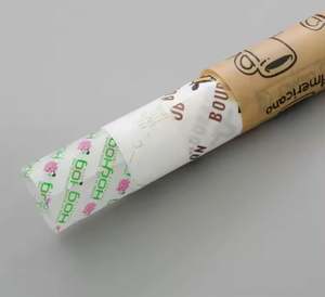 Custom Printed Greaseproof Burger Wrapper <b>Sheets</b> Disposable Food Grade PE Coated Kraft <b>Paper</b> - Product Image 4