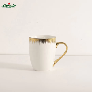 Vaisselle de luxe en porcelaine blanche à décor décoratif, 16 pièces, avec bord doré, pour hôtel et restaurant, vente chaude - Product Image 6