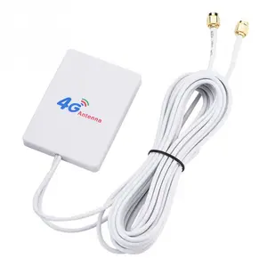 Hongsense Antena MIMO Nirkabel 4G LTE, Antena Pendorong Sinyal 4G 700 ~ 2700Mhz dengan Konektor TS9