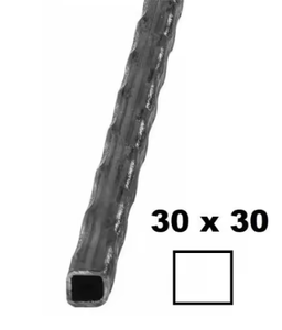 Composants décoratifs 50x50x3000mm, profilés métalliques forgés, poutre carrée creuse, tube <span class=keywords><strong>carré</strong></span> texturé pour rampes - Product Image 2
