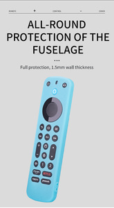 Thiết kế phổ biến cho Amazon TV điều khiển không dây Trường hợp với hiệu ứng chiếu sáng TVS bảo vệ trường hợp vỏ - Product Image 5