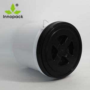 Logo de couleur personnalisé 4L vierge PP plastique lubrifiant/peinture seau scellé conception Innopack marque ISO9001 certifié personnalisable tambours seaux - Product Image 4