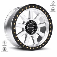Jantes Beadlock forgées Ojos noires et argentées 17-22 pouces 6061-T6, jantes tout-terrain simulées, 6x5.5 5x5.0 pour Bronco Ram TRX F-150