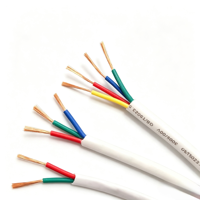 Flexibles RVVB Kupferkern-Flachkabel 3*1,0/1,5 Quadrat für Kleine Elektrogeräte-Stromkabel und Bauprojekte