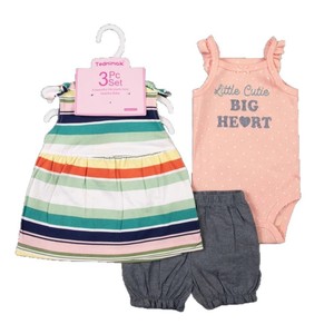 2025 pour la nouvelle collection européenne coton 3 pièces pour hommes femmes enfants âgés de 0 à 3 ans T-Shirts à manches courtes Shorts - Product Image 5