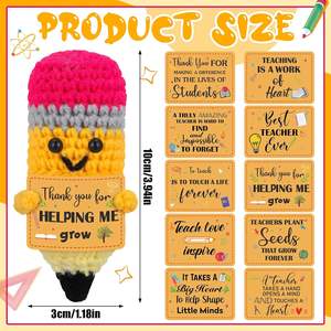 Lápices <span class=keywords><strong>de</strong></span> Ganchillo Positivos, Regalos para Maestros <span class=keywords><strong>de</strong></span> <span class=keywords><strong>Preescolar</strong></span>, Regalos <span class=keywords><strong>de</strong></span> Agradecimiento para Maestros, <span class=keywords><strong>Regalo</strong></span> <span class=keywords><strong>de</strong></span> Regreso a Clases, Lápiz <span class=keywords><strong>de</strong></span> Peluche Kawaii <span class=keywords><strong>de</strong></span> Ganchillo - Product Image 4