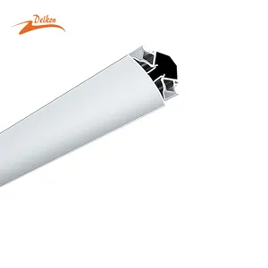 Tira de LED de esquina, de perfil de canal difusor de luz, canal de extrusión de esquina, perfil de aluminio para tira LED, 39x39mm