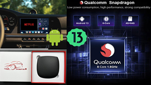 Phổ đài phát thanh xe với Carplay ai Hộp Android 13 Netflix qcom6115 - Product Image 6