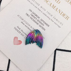 Resin Fishtail Shape Clear Bulk Plastic Beads Chain 27*26mm Bright <b>Acrylic</b> Beads for Bracelet Necklace Jewelry <b>Pen</b> Making - Product Image 6