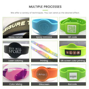 Многоразовый <span class=keywords><strong>UHF</strong></span> <span class=keywords><strong>RFID</strong></span> силиконовый браслет с частотой 860-960 МГц, большой дальностью действия, возможностью нанесения логотипа и печати QR-кода - Product Image 5
