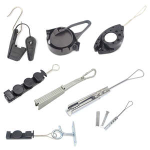 Pinces à câble rond en nylon FTTH pour câbles d'<span class=keywords><strong>abonné</strong></span> flexibles, couleurs personnalisées - Product Image 5