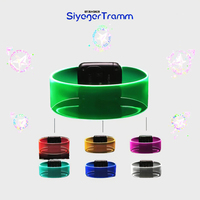 Bracelet LED personnalisé en usine, bracelet LED étanche clignotant pour événements, festivals, concerts et fêtes