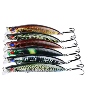 Fabricante Isca Por Atacado 6 cores Isca De Pesca 12.3cm/15g Iscas Bionic Plástico Flutuante Iscas Minnow Duro