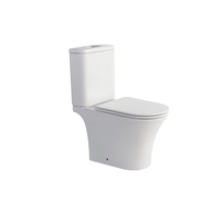 Project vente en gros support de cuvette de toilette en porcelaine à bas prix ensemble de toilette en céramique blanche de Chaozhou Smart Toilet