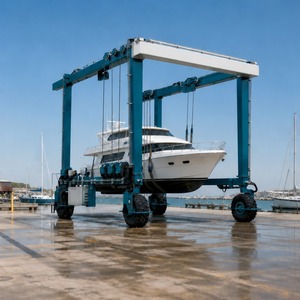 Nacelle de levage marine commerciale 60 tonnes 120 tonnes pour opérations d'entretien de bateaux de plongée avec structure en acier résistant à la corrosion - Product Image 6