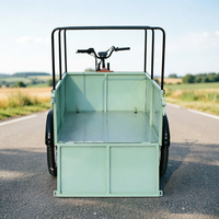 Carrito Tuk Tuk con Remolque, Entrega Rápida, Gran Oferta, Bicicleta Eléctrica de Carga Pesada de 3 Ruedas con Caja para Adultos, 6 Velocidades