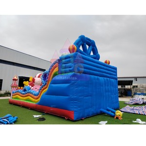Tobogán Inflable con Temática de Rueda de la Fortuna de Circo, Multicolor, Grande, para Niños, Alquiler Comercial para Exteriores - Product Image 5