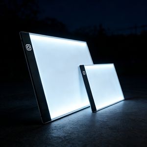 Boîte <span class=keywords><strong>à</strong></span> lumière LED pour le traçage |   Tablette de <span class=keywords><strong>Dessin</strong></span> et d'Animation en Acrylique, Alimentée par USB, 3 Niveaux de Luminosité Réglable, Formats A3/A4/A5, pour Artistes - Product Image 2