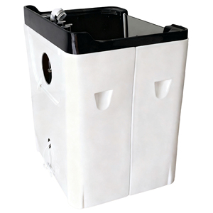 Bassin de lavage portable étanche en acier inoxydable ClearSight pour petits animaux, alimenté par charge, design amovible et moderne - Product Image 6