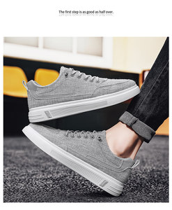 Chaussures en tissu 2025 – Baskets décontractées légères et respirantes à semelle souple pour homme, style rétro, à enfiler, pour le travail - Product Image 6