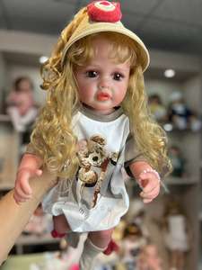Muñeca de bebé <span class=keywords><strong>Reborn</strong></span> realista <span class=keywords><strong>real</strong></span> personalizada, muñecas de vinilo de silicona para niña pequeña, 55cm, <span class=keywords><strong>Bebe</strong></span> <span class=keywords><strong>Reborn</strong></span> para niñas - Product Image 4