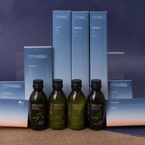 Kit d'Accueil Hôtelier : Mini Shampoing, Après-Shampoing, Gel Douche, Lait Corporel – Articles de Toilette Personnalisables avec Logo - Product Image 2