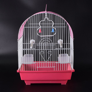Vente en gros cages à oiseaux de haute qualité luxe perroquet canari rond bambou oiseau cage en fer de haute qualité - Product Image 2