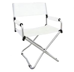 Lightweight Modern <b>Folding</b> Aluminum Steel Mazar <b>Stool</b> Comfortable Portable Durable Oxford Material Backrest Garden Fishing Chair - Product Image 1