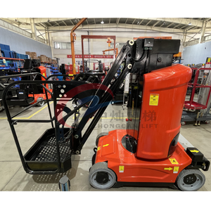 11.2 מ 'הידראולי אוויר להרים פלטפורמה 200 ק "ג עומס טלסקופי סוג תורן חשמלי בום מעלית - Product Image 6