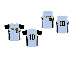 Maillot de baseball personnalisé sans manches à boutons intégraux pour équipe - Product Image 4