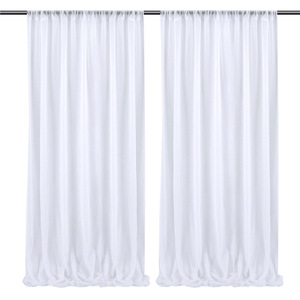 Toile de fond pour <span class=keywords><strong>mariage</strong></span>, accessoires de décoration, draperie transparente, rideaux pour fête d'anniversaire, toile de fond pour photographie, draperie transparente décorative - Product Image 4