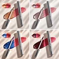 Rouge à Lèvres Liquide Cosmétique Marque Blanche, Teinte à Lèvres Effaçable, Végétalien, Haute Pigmentation, Longue Tenue, Imperméable, Peel-Off