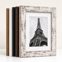 Marco de Fotos Rústico Vintage de MDF, Tamaño Personalizado - A1/A2/A3/A4 y 6x8/8x10, Decoración de Pared, Marcos para Cuadros, Venta al Por Mayor