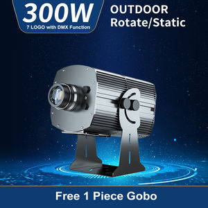 TMUT Proyector LED de Logotipos para Exteriores de 300W, Lente Gobo, Luces Publicitarias, Proyector Multi Logotipo con 7 Cambios de Imagen, Clasificación IP67, Ra85, 33000lm - Product Image 3