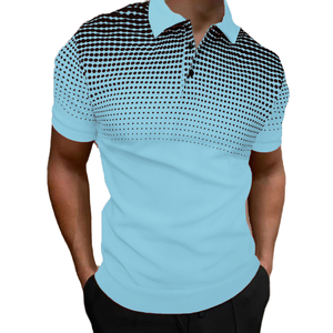 Camiseta Deportiva de Verano 2025 para Hombre, Logotipo Personalizado, Alta Calidad, Impresión por Transferencia de Calor, Transpirable, Tejido de Punto, Poliéster/Algodón - Product Image 1