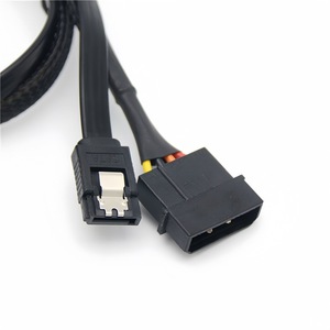 Cable de extensión de datos y alimentación Sata 3.0 de 4 pines a adaptador Sata para disco duro - Product Image 1