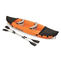 Kayak gonflable en PVC tendance pour 2 personnes, canoë, bateau à rames pour adultes