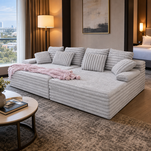 Sofá Seccional Modular en Forma de L MagiSofa, con Respaldo de Cojín, Muebles para Sala de Estar, Embalaje Comprimido para Envío - Product Image 3