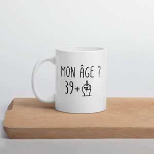 Taza de cerámica 40 <span class=keywords><strong>para</strong></span> cumpleaños <span class=keywords><strong>para</strong></span> <span class=keywords><strong>hombre</strong></span> y mujer, 40 años, regalo Original de Humor - Product Image 3