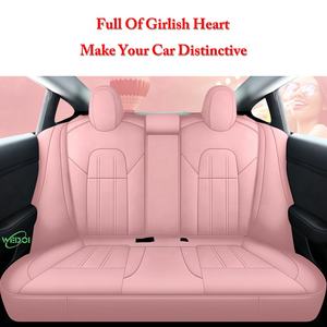 2024หุ้มเบาะรถสุดหรูสำหรับเทสลารุ่น3เบาะรถปรับแต่งอุปกรณ์เสริมรถยนต์ฝาครอบที่นั่งด้านหน้าด้านหลัง - Product Image 3