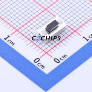 YTS-B003-1B Tactile <b>Switch</b> SMD <b>Switch</b> Single Pole Single Throw Rectangle Button 1.6N Horizontal Mount - Product Image 1