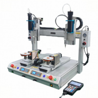 Distributeur de colle entièrement automatique électrique à double axe Y, haute précision, pour colle époxy, résine et colle à chaud/froid pour ordinateurs portables